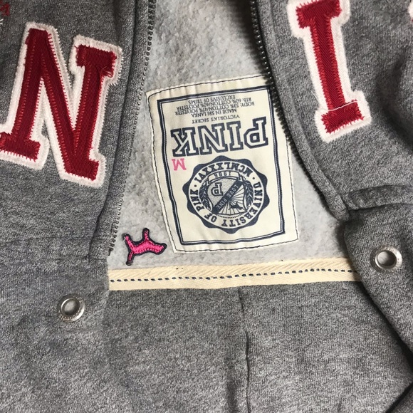 PINK zip up hoodie - Picture 3 of 3